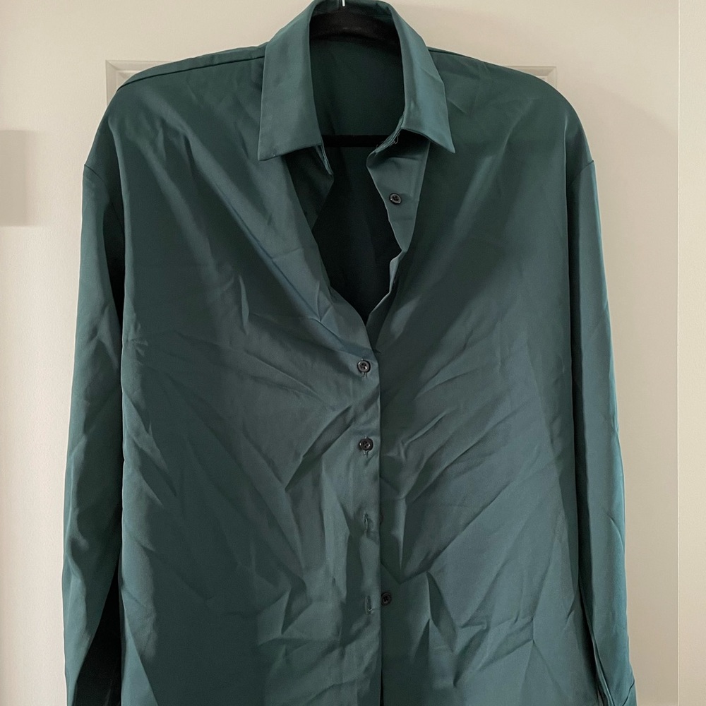 Emerald top satin